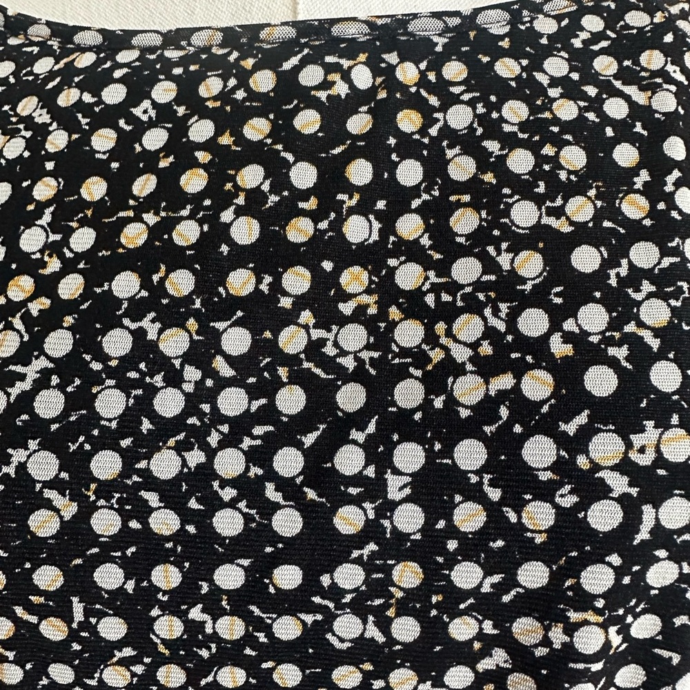 Black/White Blouse- Large - Picture 2 of 7